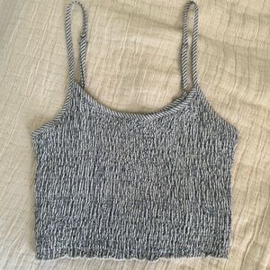 NEW* Brandy Melville Ruched Striped Crop Top